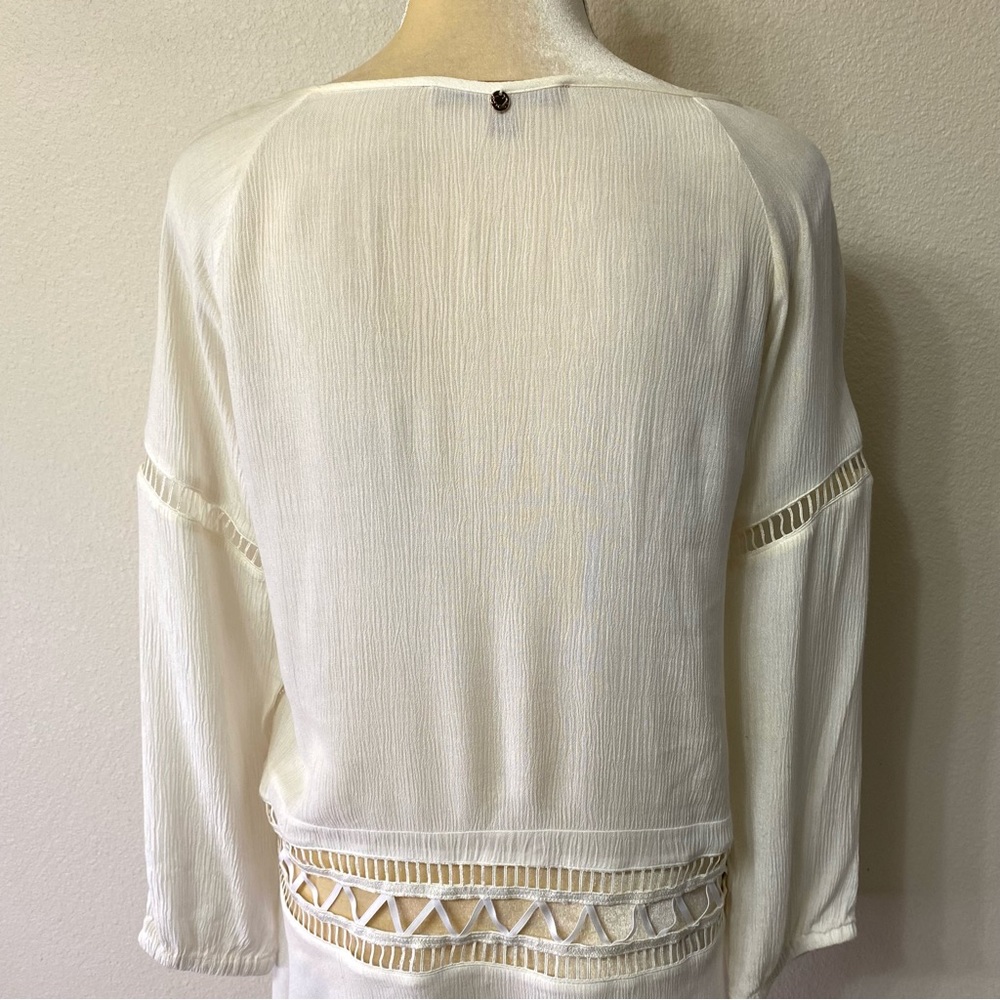 For Love & Lemons Martinique Mini White Dress Cover-Up - Picture 7 of 13